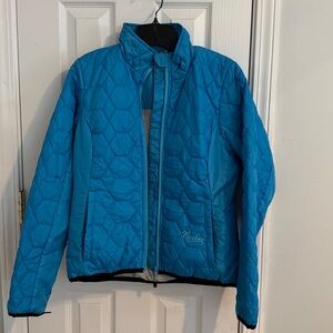 Women’s Marker Teal Quilted Ski Jacket Size Small